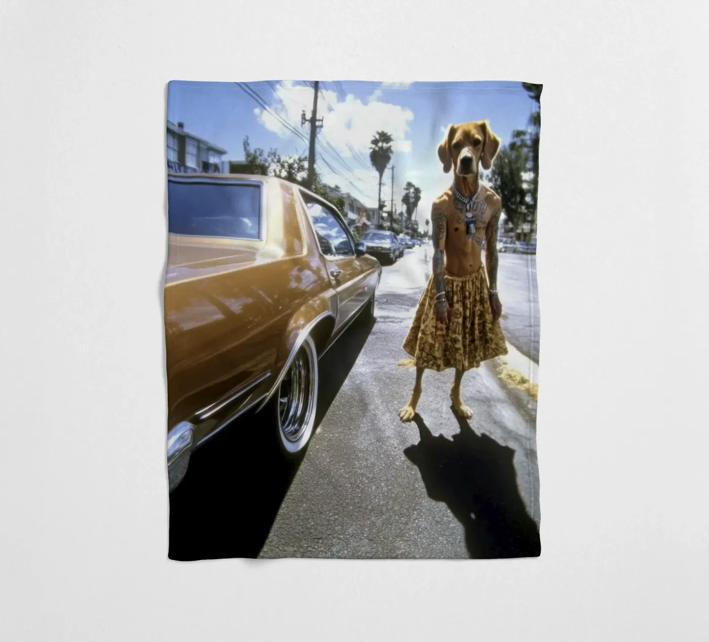 Zack fleecedeken van Affiches Chien Originales – Dogland