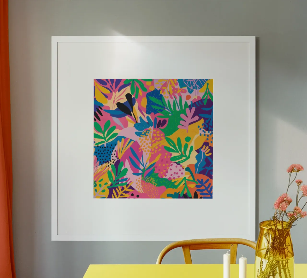 Giungla verde acqua poster da Frame Aura
