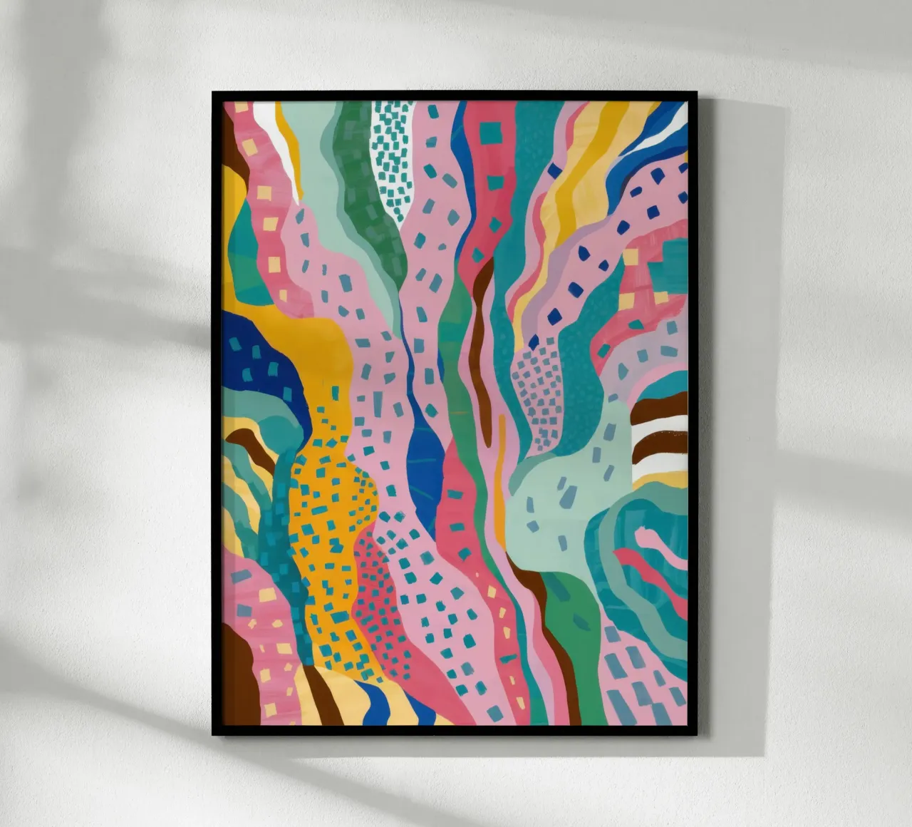 Flusso fluviale psichedelico poster da Sure Paint