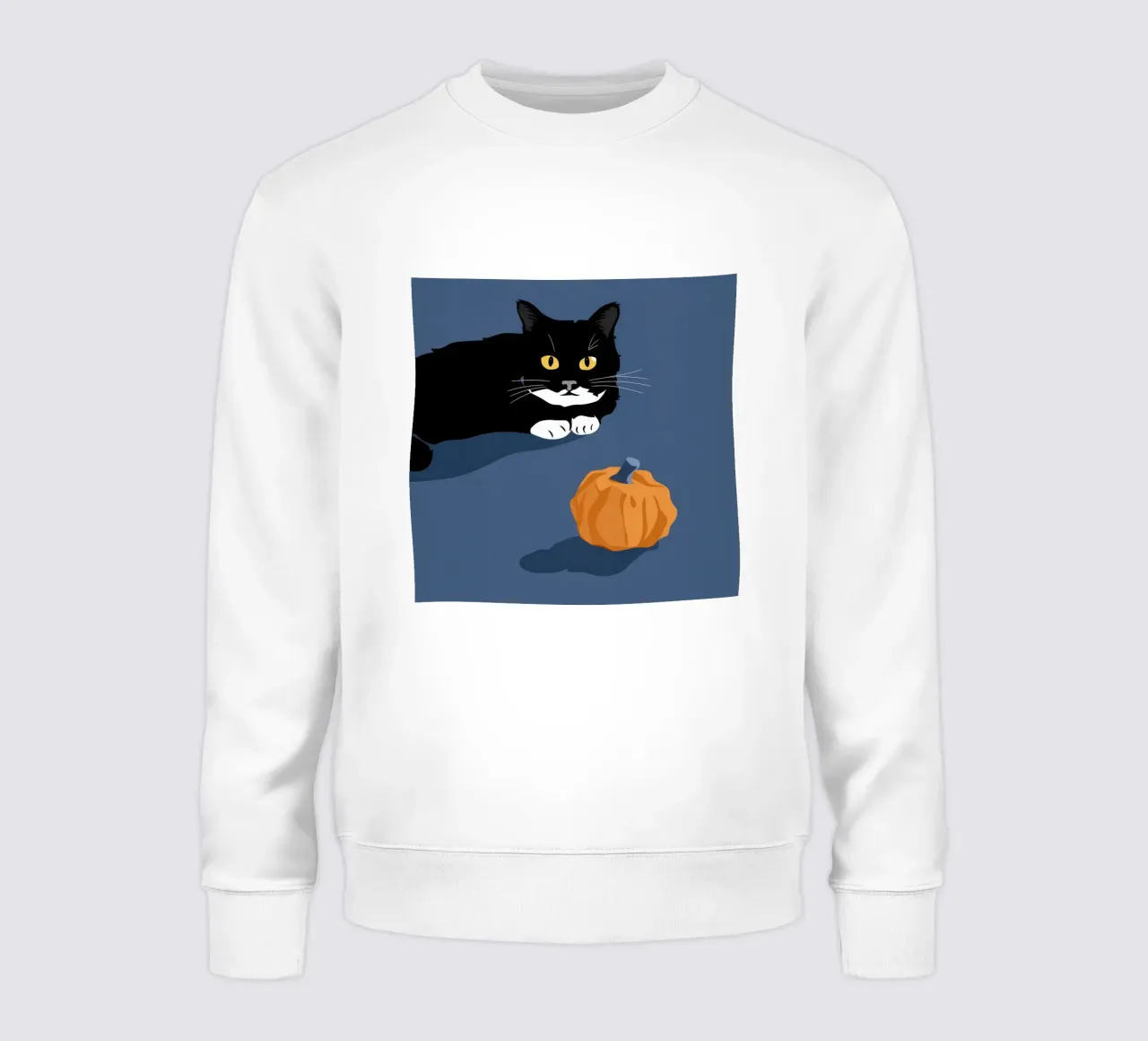 Gatto Zucca Serenità felpa da Frame Aura