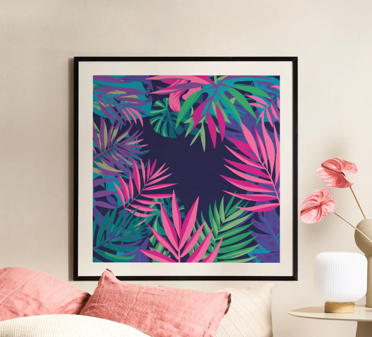 Notte delle palme Synthwave poster da Orchid Patina