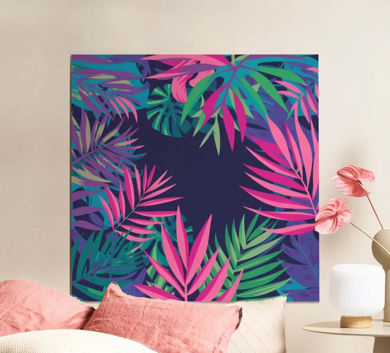Notte delle palme Synthwave poster da Orchid Patina