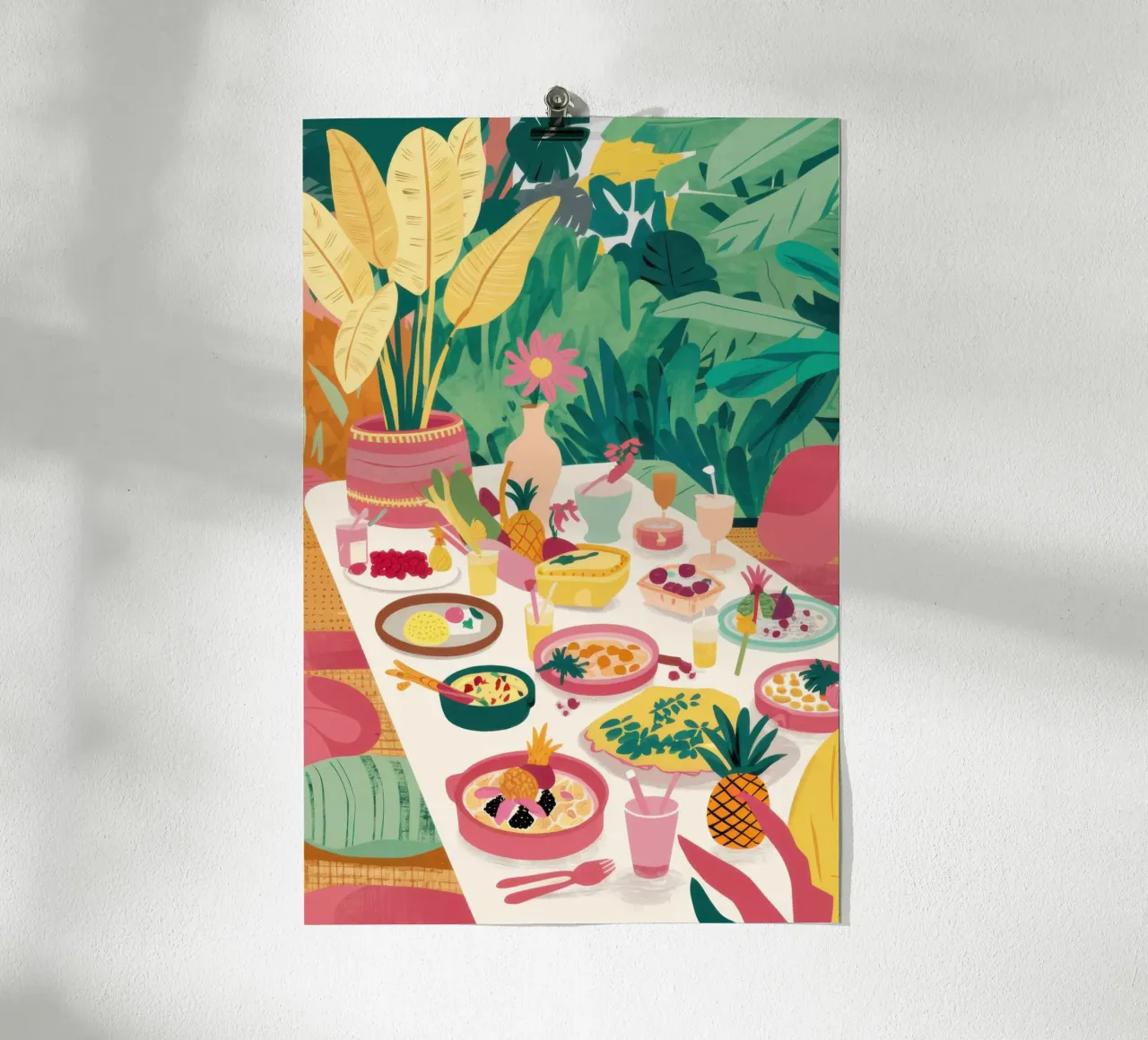 Paradiso gastronomico verdeggiante poster da Enter Bloom