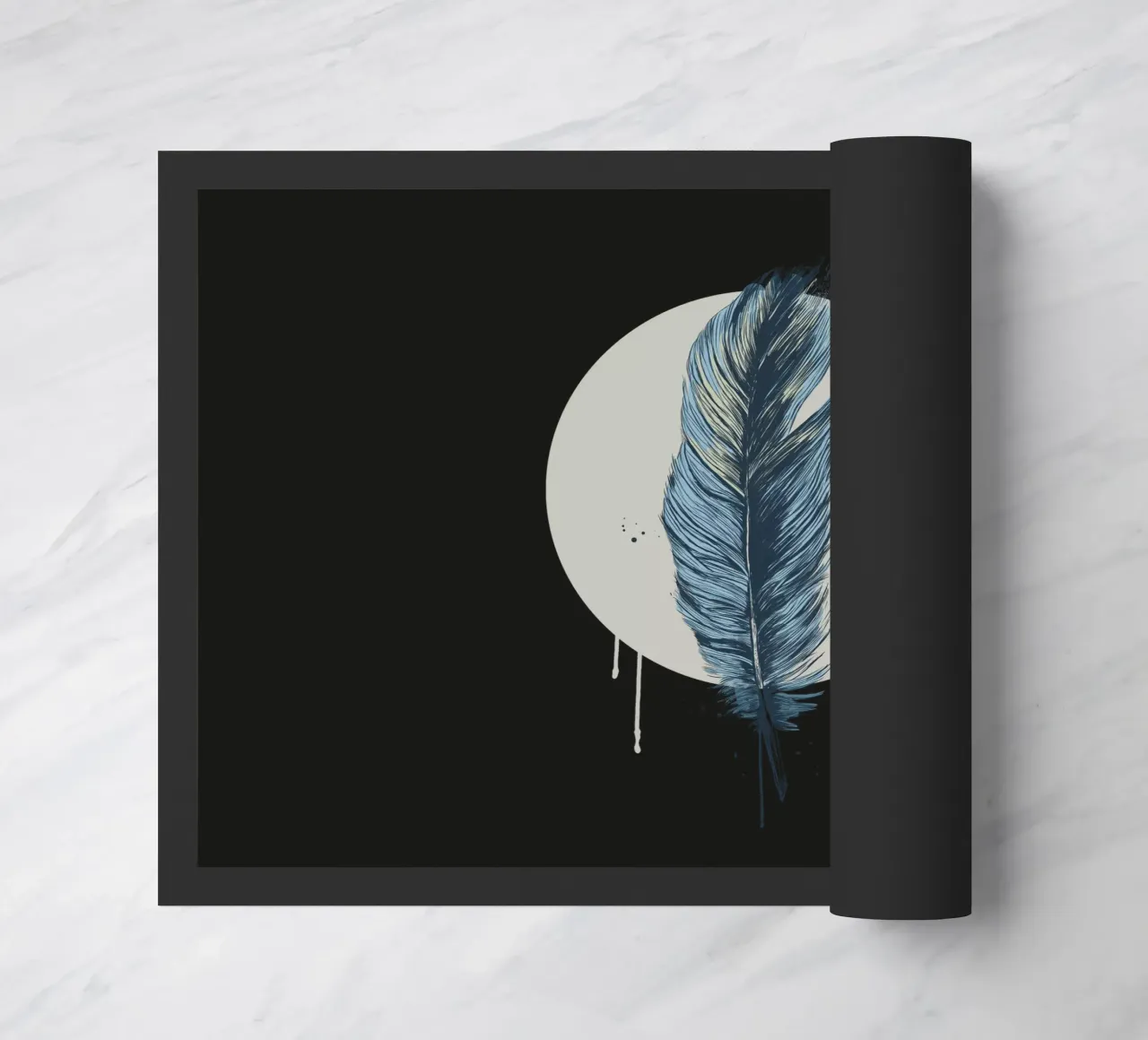 Feather in a circle II zerbino da Balazs Solti
