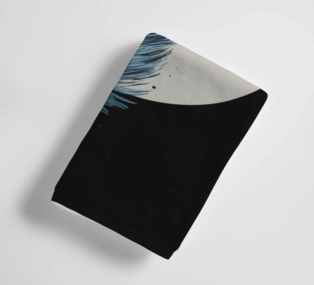 Feather in a circle II towel by Balazs Solti