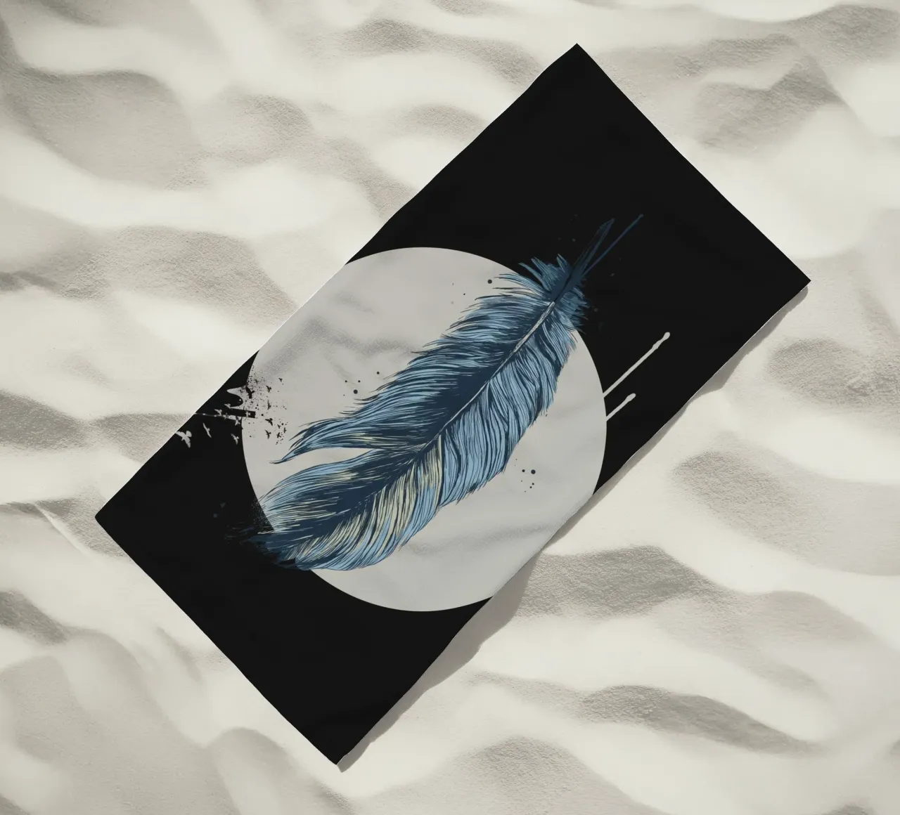 Feather in a circle II telo mare da Balazs Solti