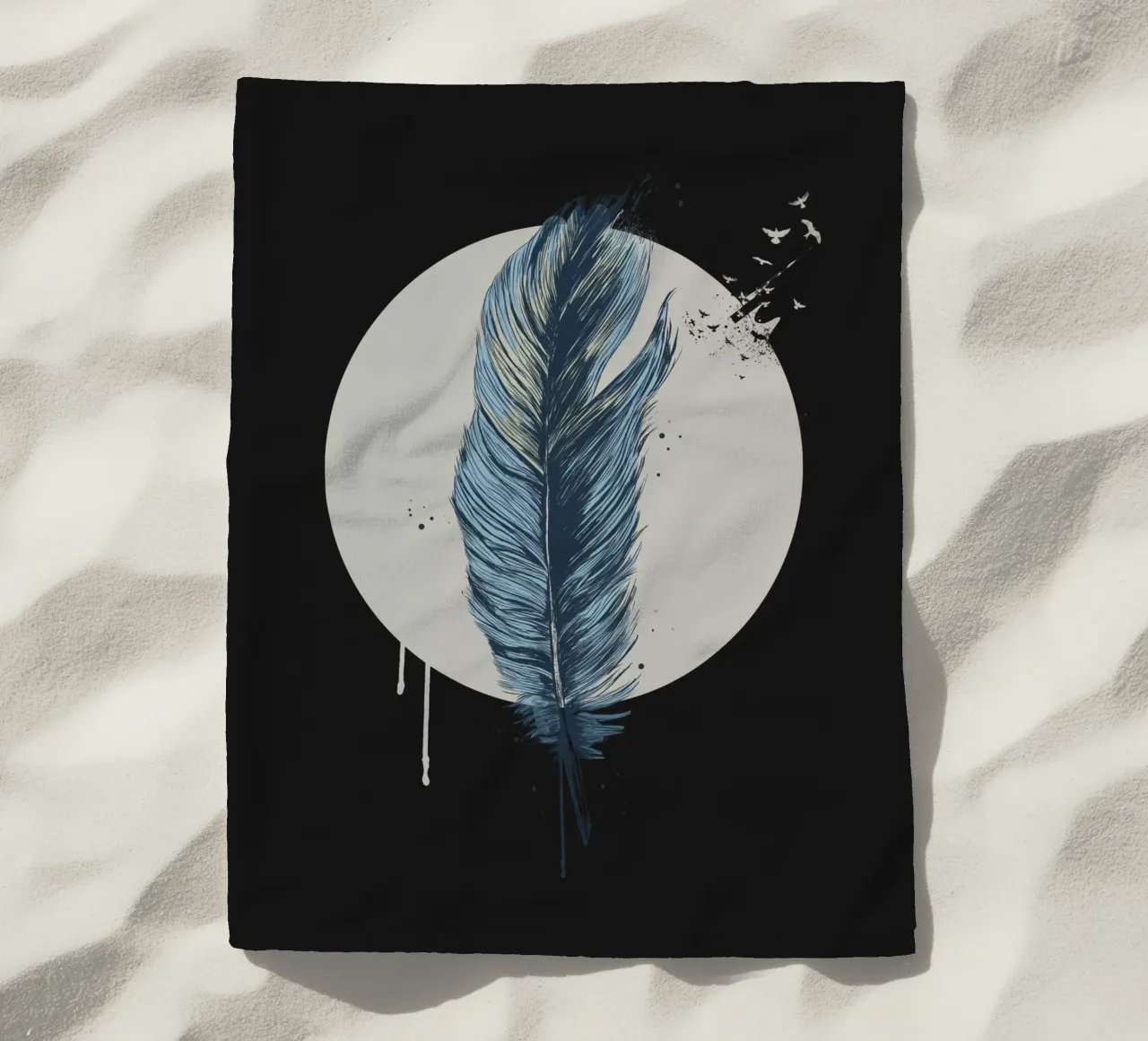 Feather in a circle II telo mare da Balazs Solti