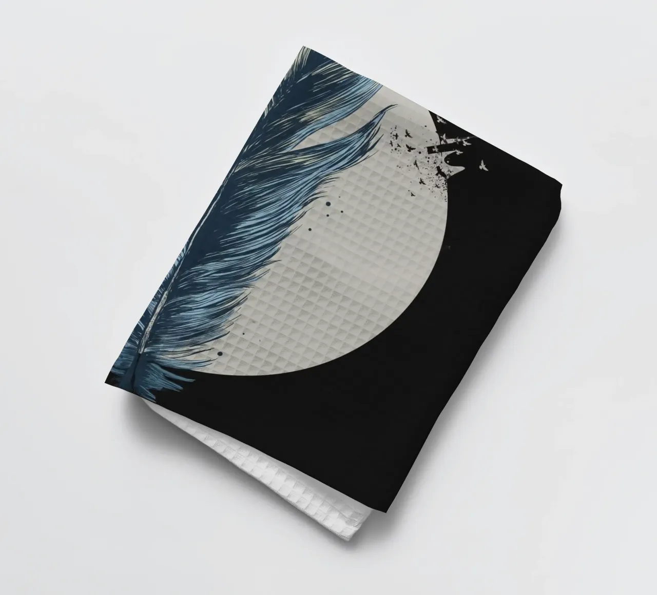 Feather in a circle II canovaccio da cucina da Balazs Solti