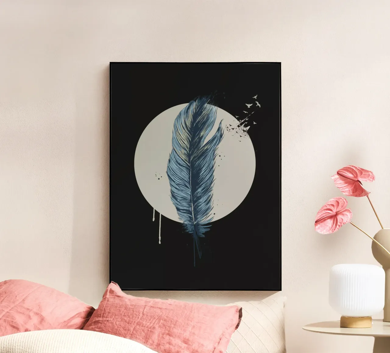 Feather in a circle II plexiglass da Balazs Solti