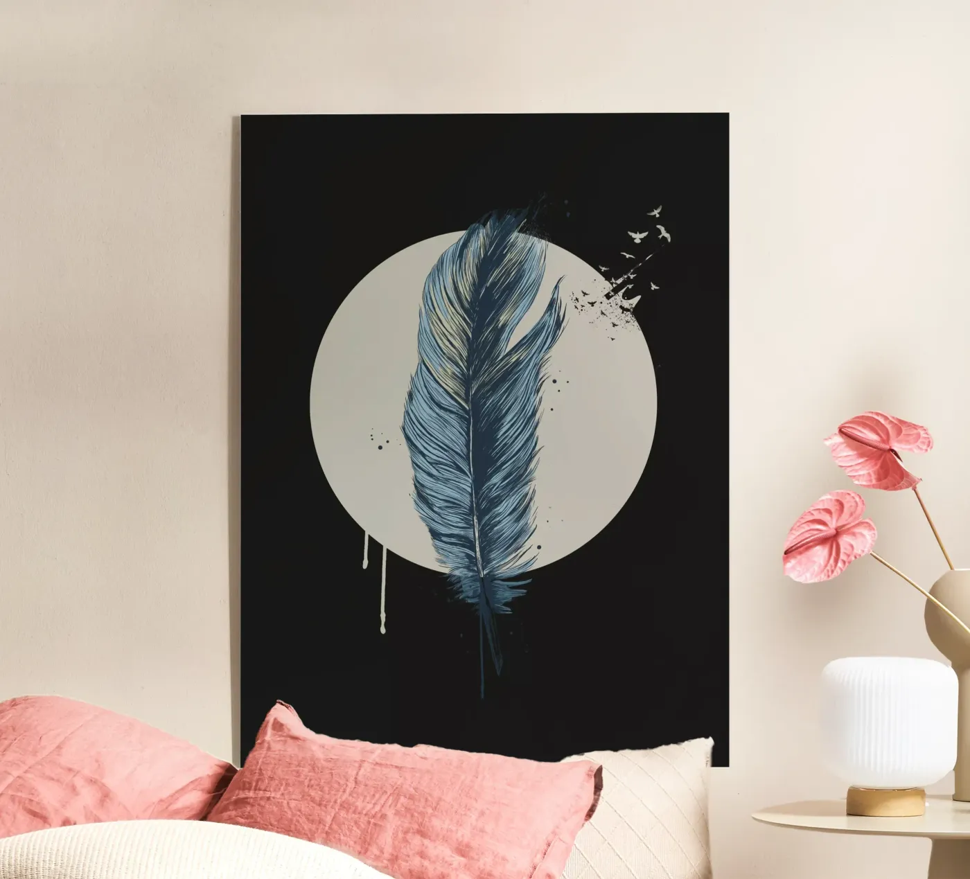 Feather in a circle II plexiglass da Balazs Solti