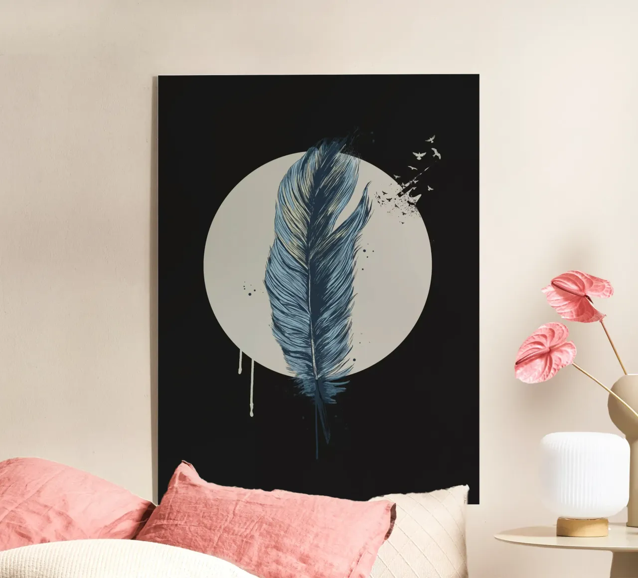 Feather in a circle II plexiglass da Balazs Solti