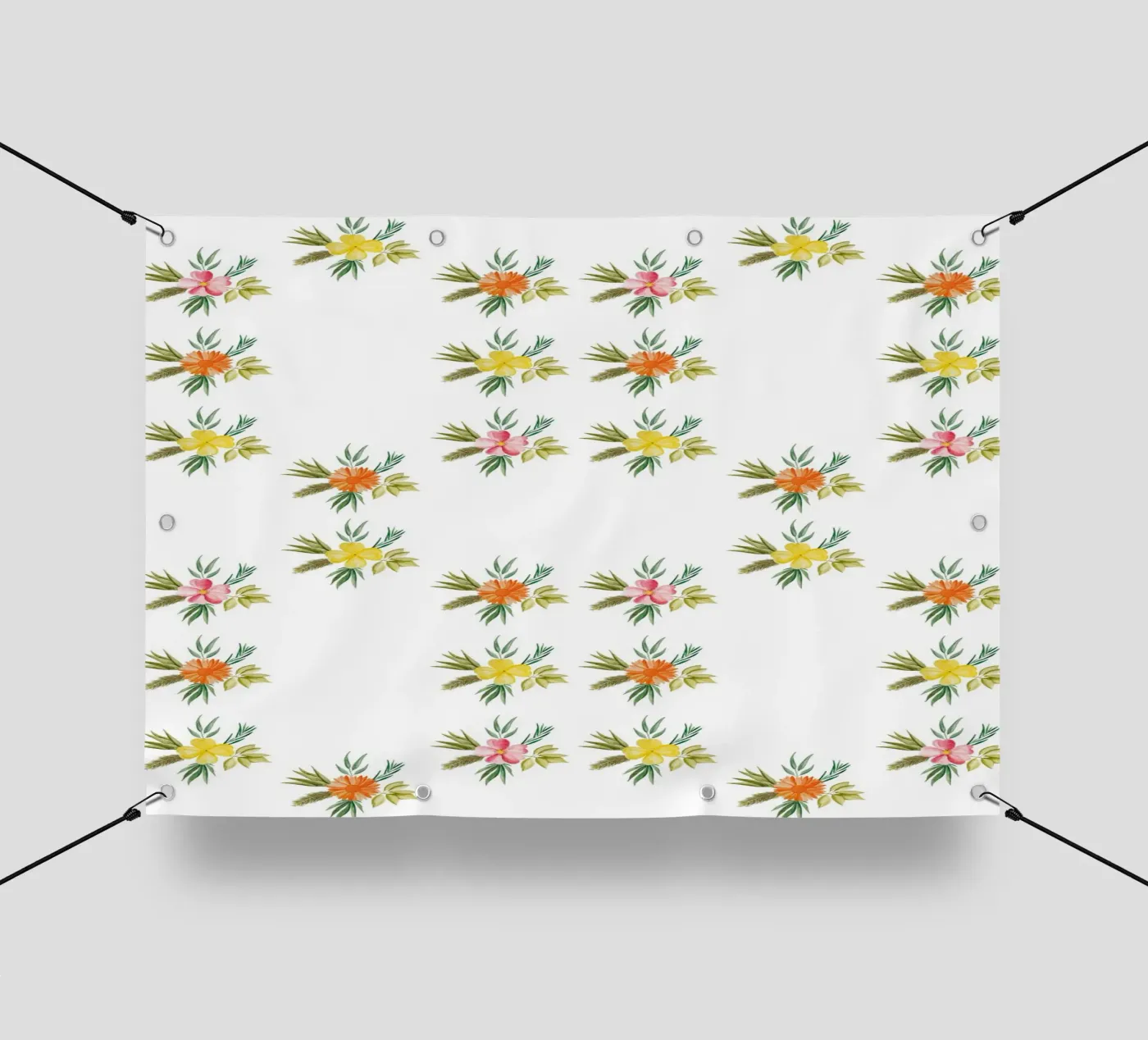 Botanical Watercolor Pattern (Elegant & Playful) PVC Plane von kathrinmay