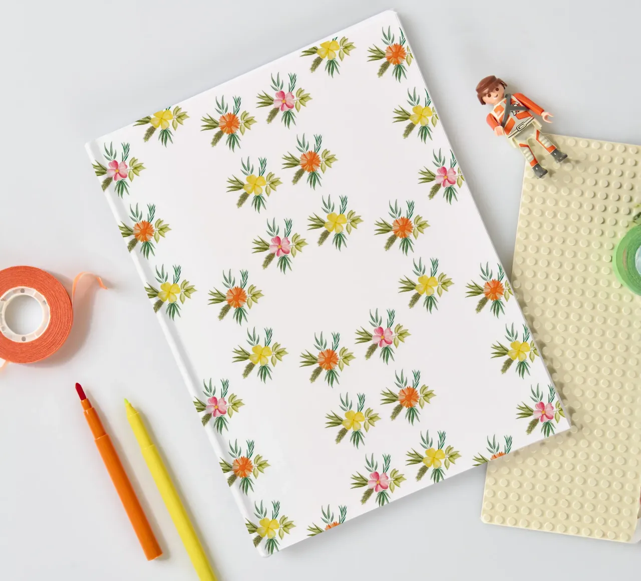 Botanic Pattern #1 notebook by kathrinmay