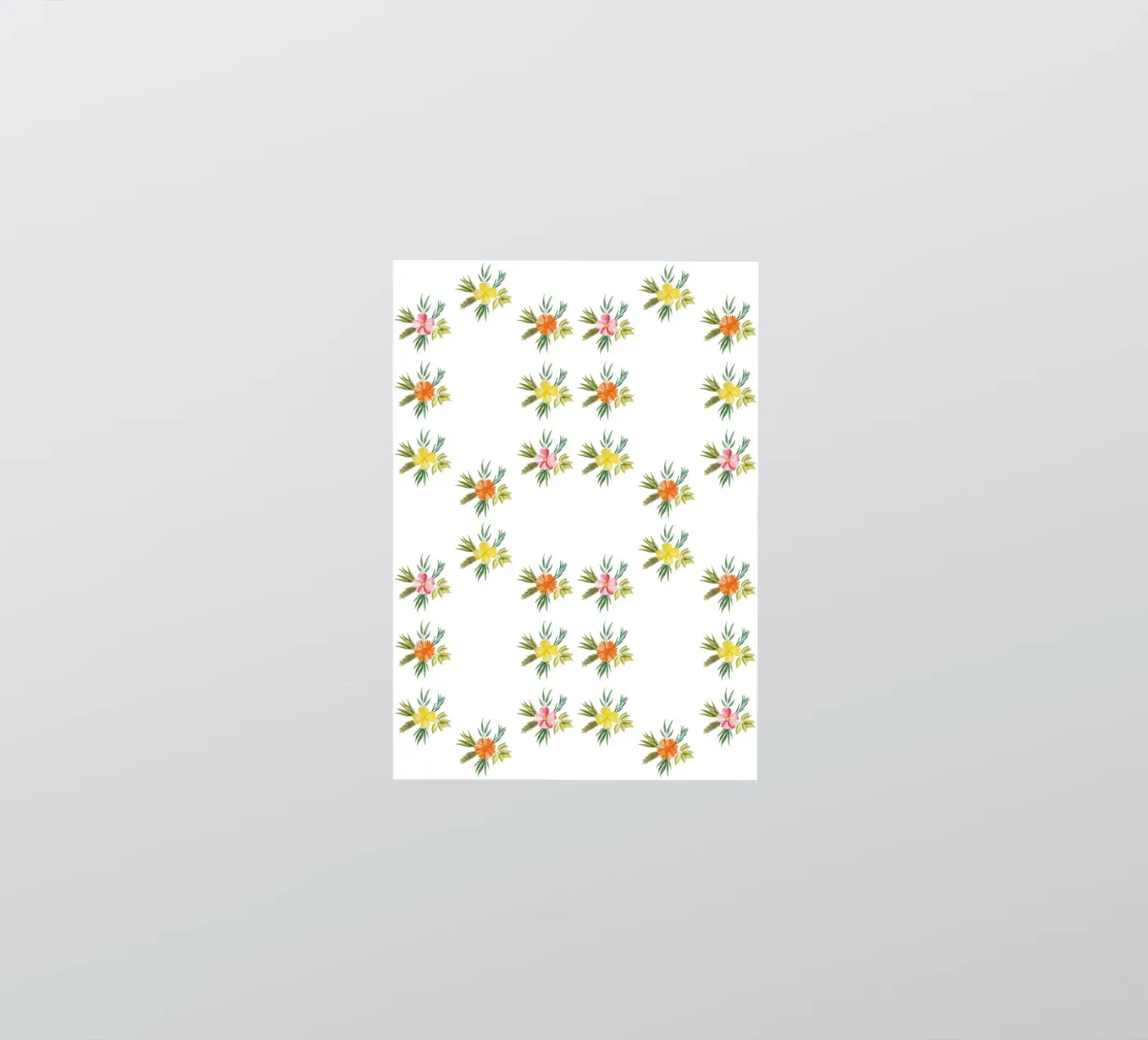 Botanic Pattern #1 sticker by kathrinmay