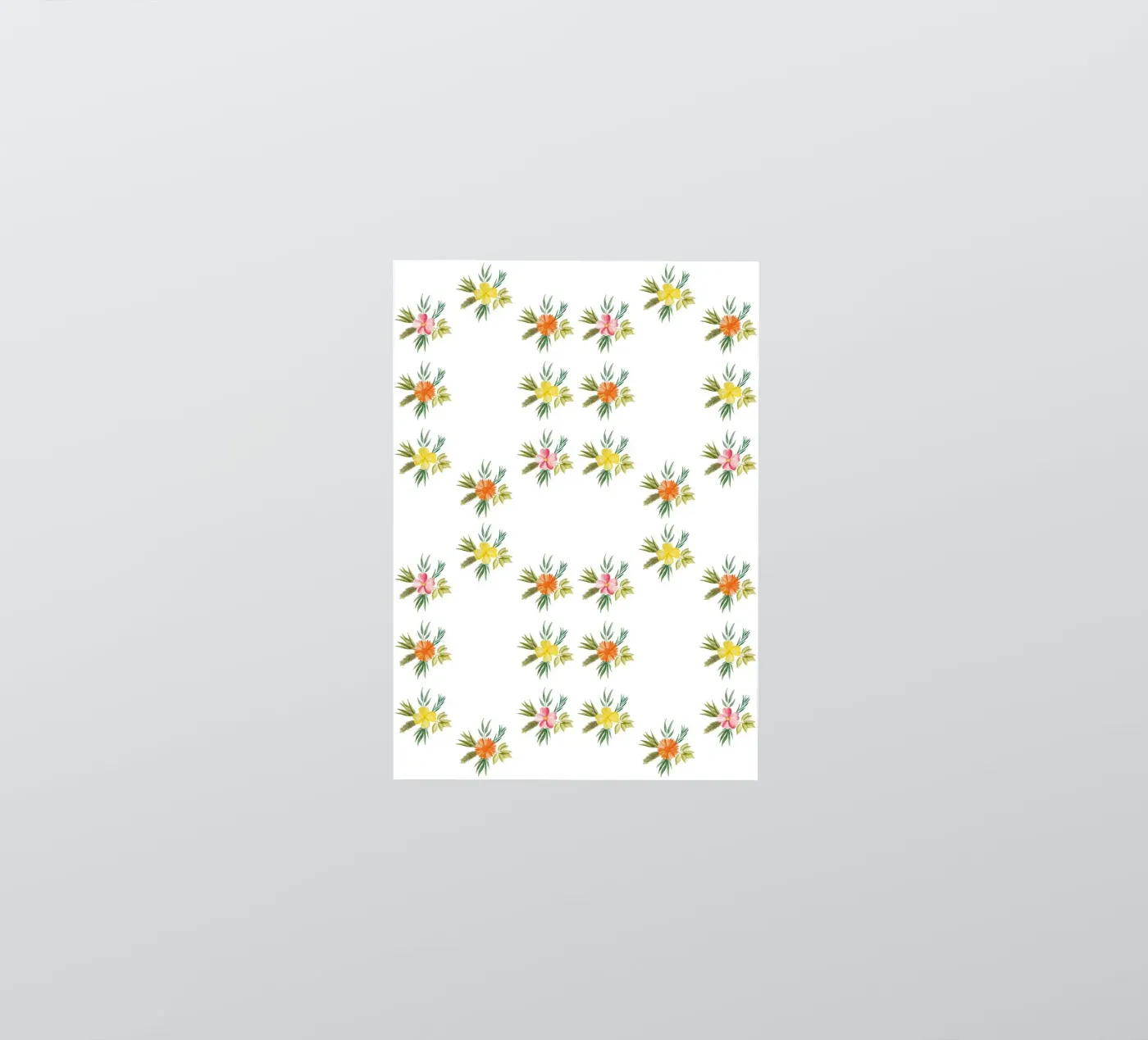 Botanic Pattern #1 sticker by kathrinmay