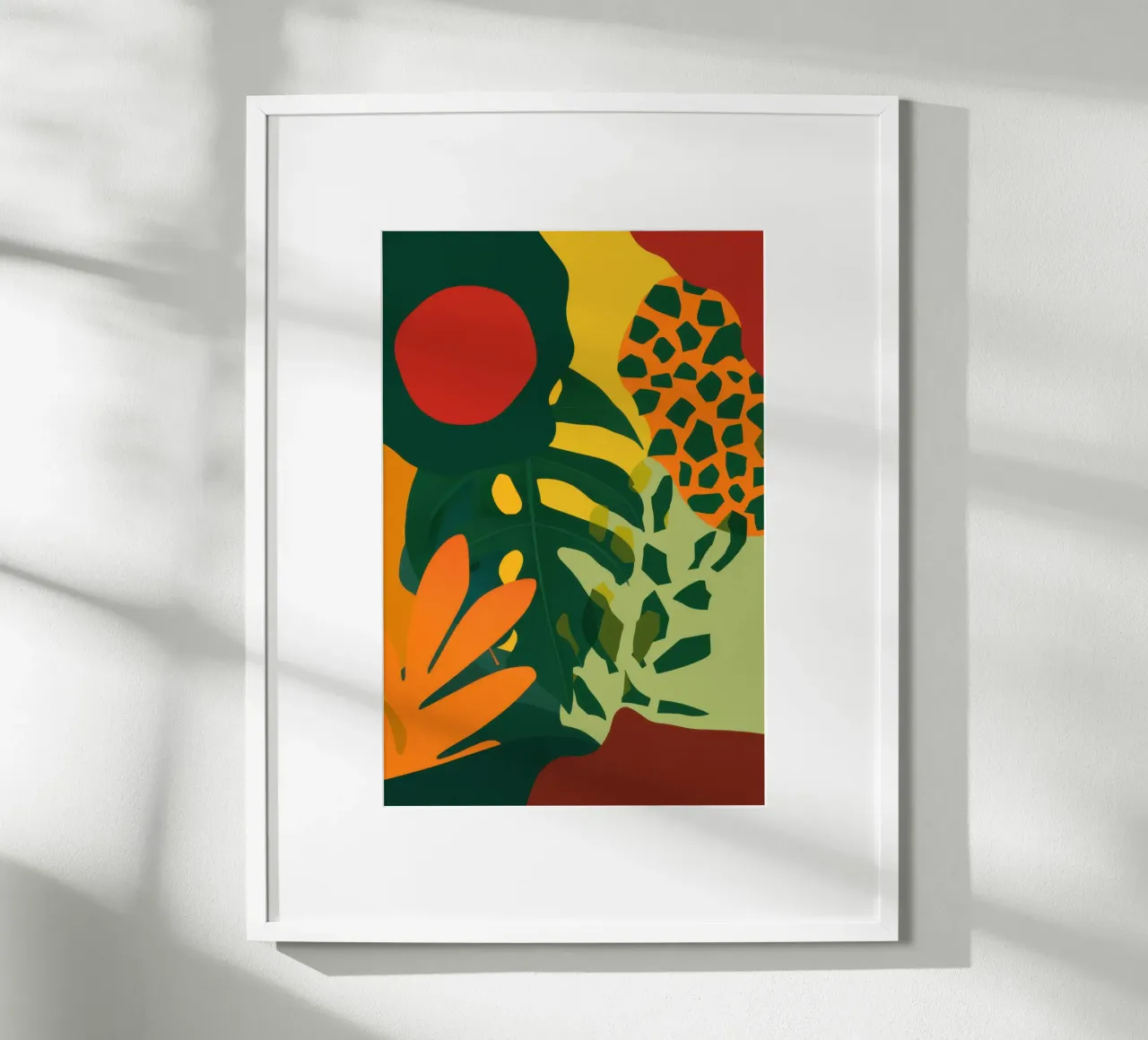 Giungla del Sole Cremisi poster da Frame Aura
