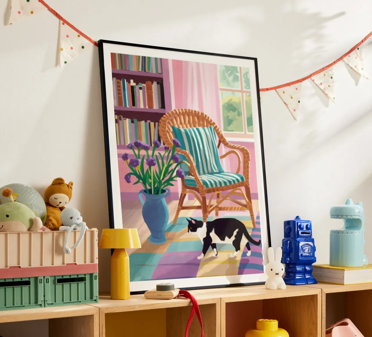 Sedia di salice per il sonno poster da Sure Paint