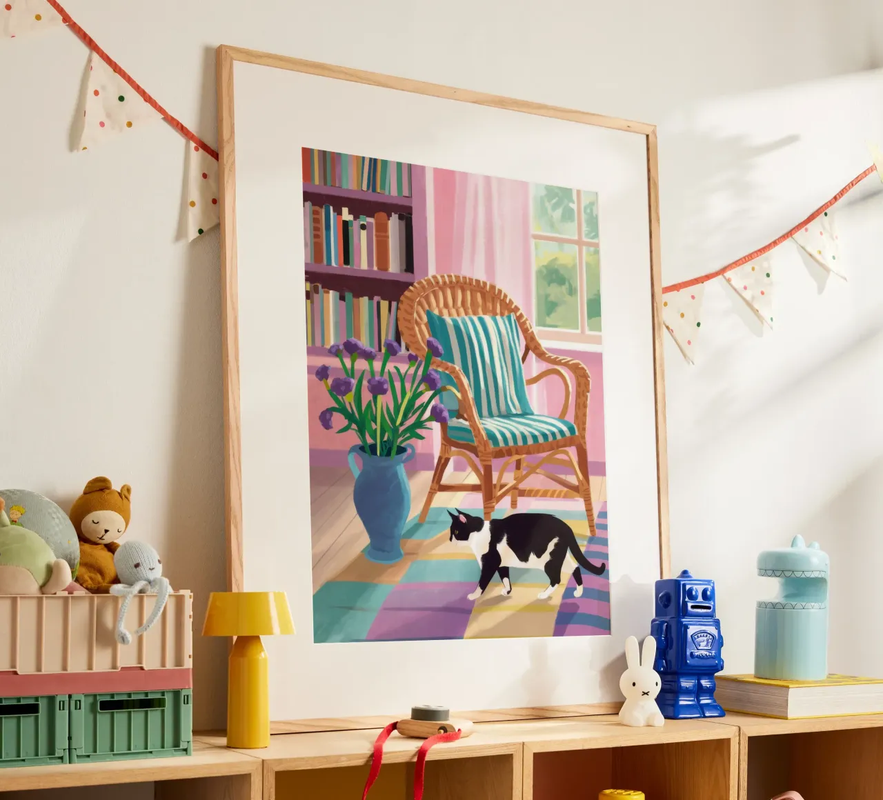 Sedia di salice per il sonno poster da Sure Paint