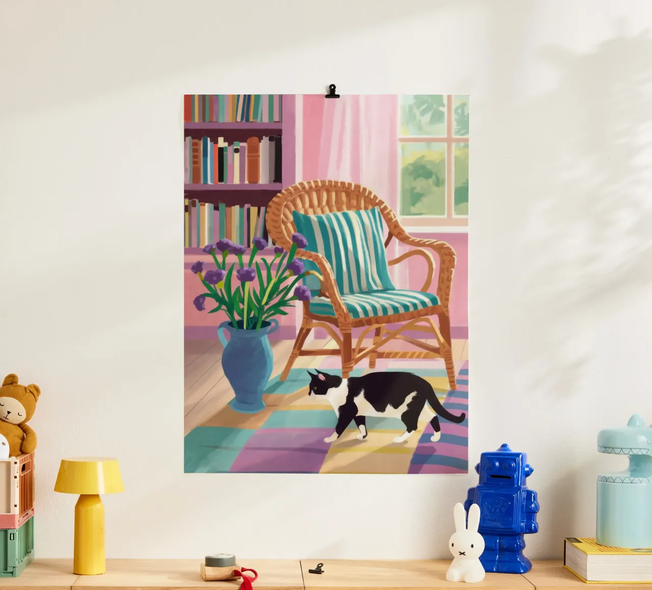Sedia di salice per il sonno poster da Sure Paint