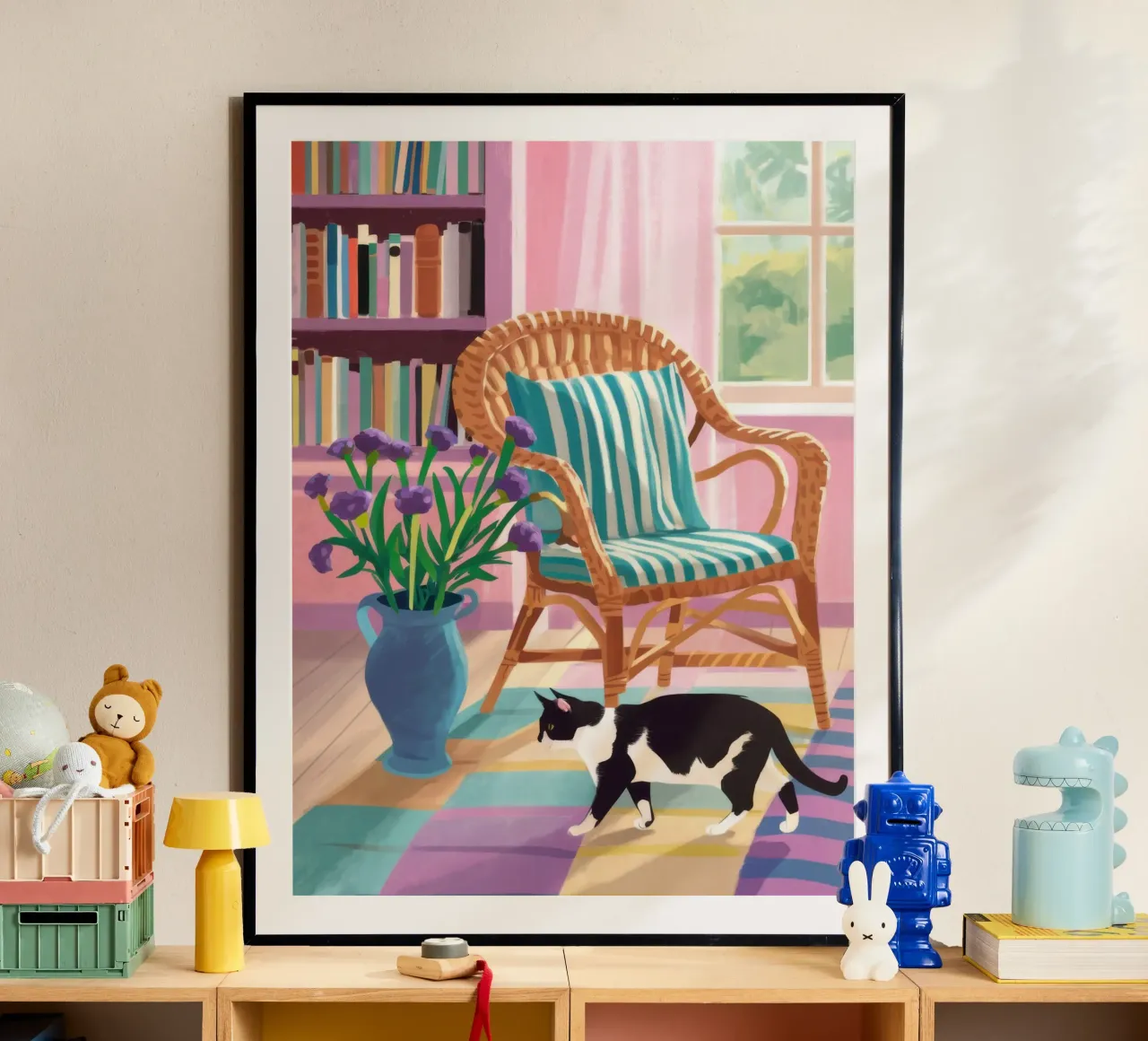 Sedia di salice per il sonno poster da Sure Paint