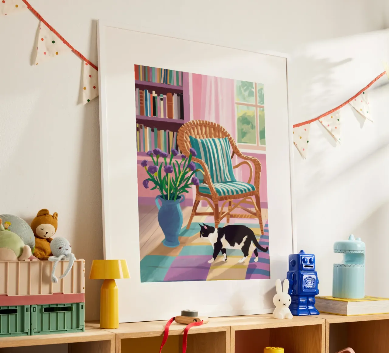 Sedia di salice per il sonno poster da Sure Paint