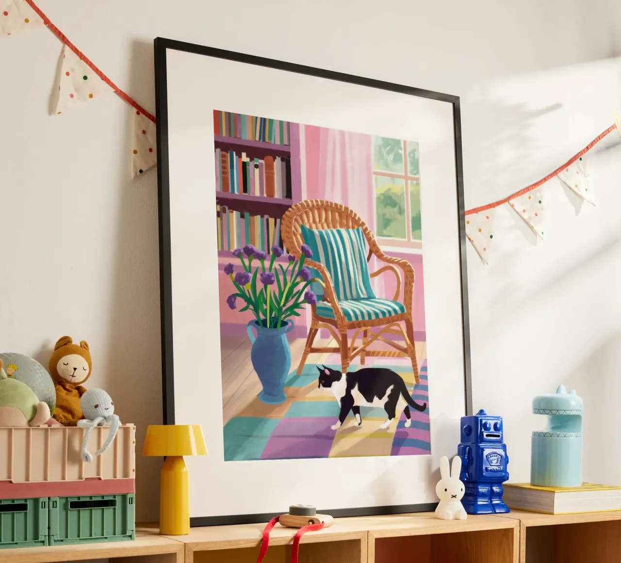 Sedia di salice per il sonno poster da Sure Paint