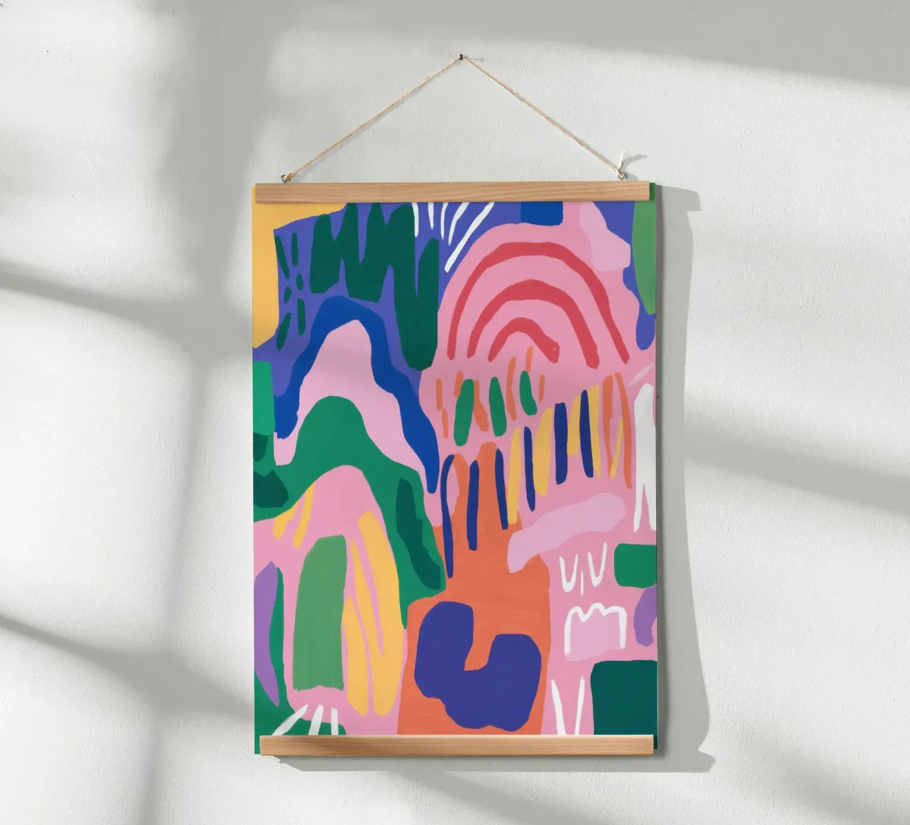 Forme astratte dell'arcobaleno poster da Moon Revolver