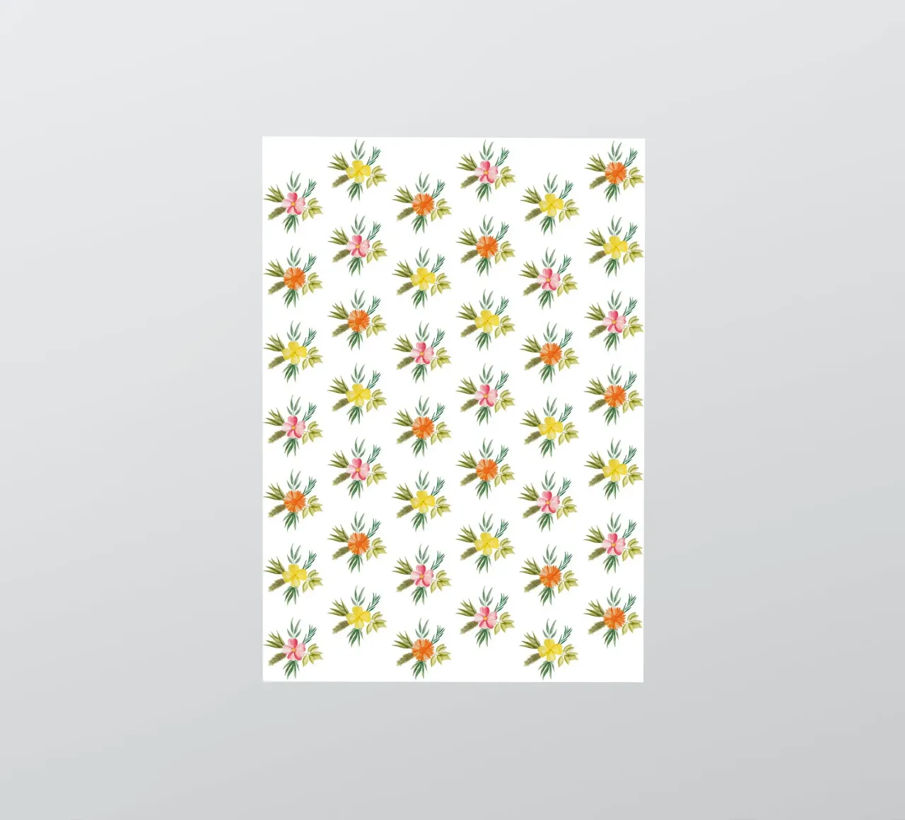 Botanic Pattern #2 sticker van kathrinmay