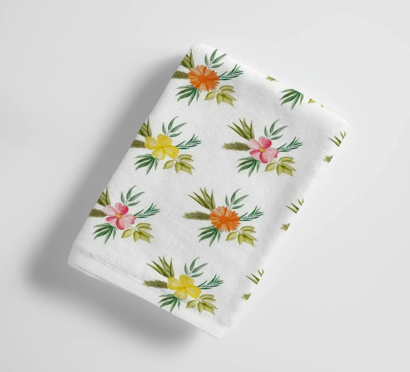 Botanic Pattern #2 badhanddoek van kathrinmay