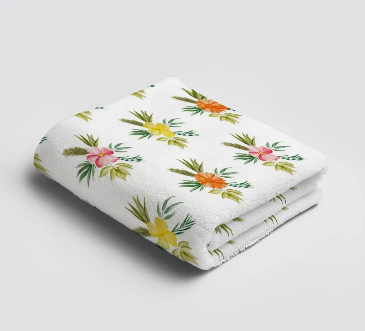 Botanic Pattern #2 badhanddoek van kathrinmay