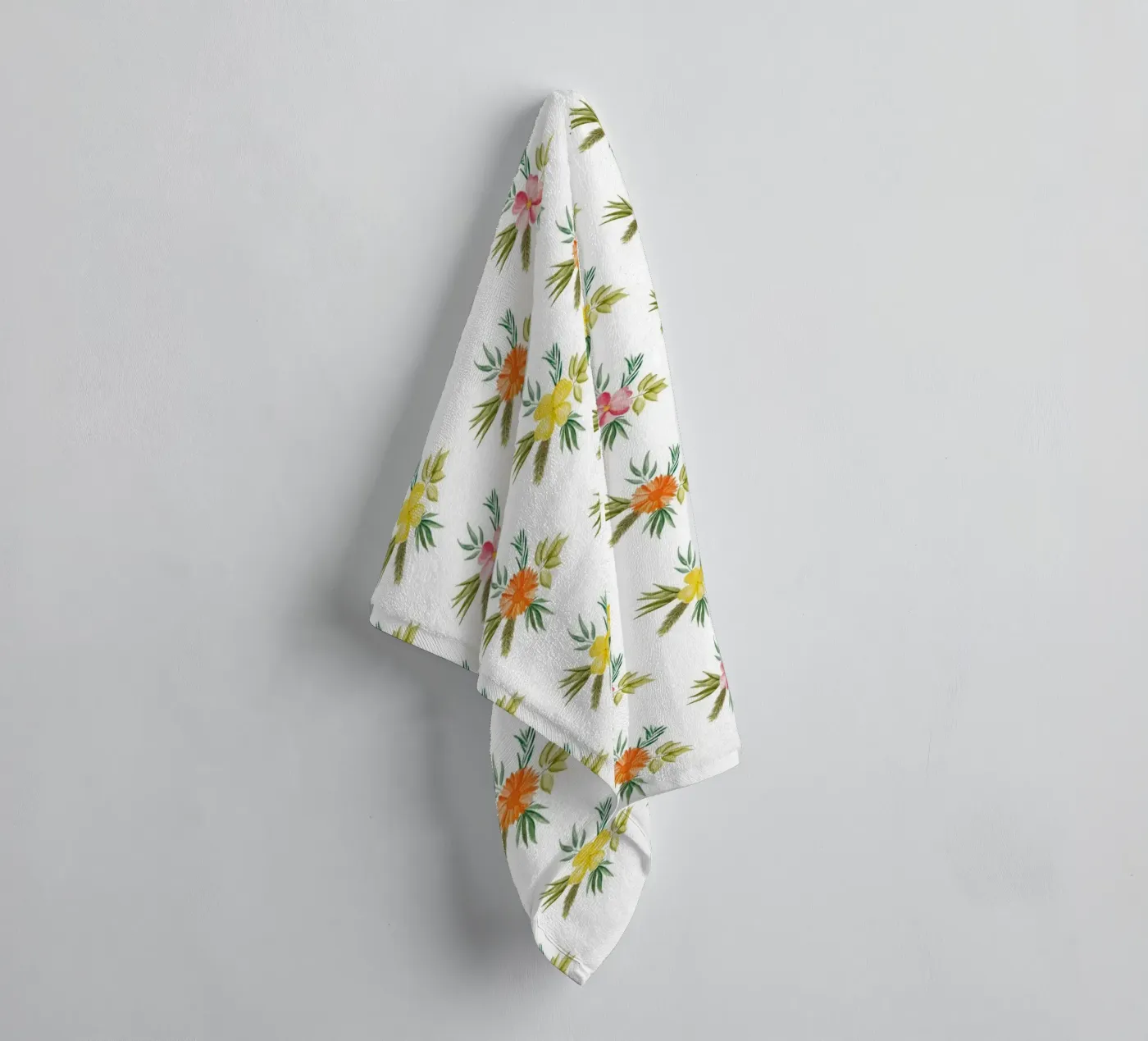 Botanic Pattern #2 badhanddoek van kathrinmay