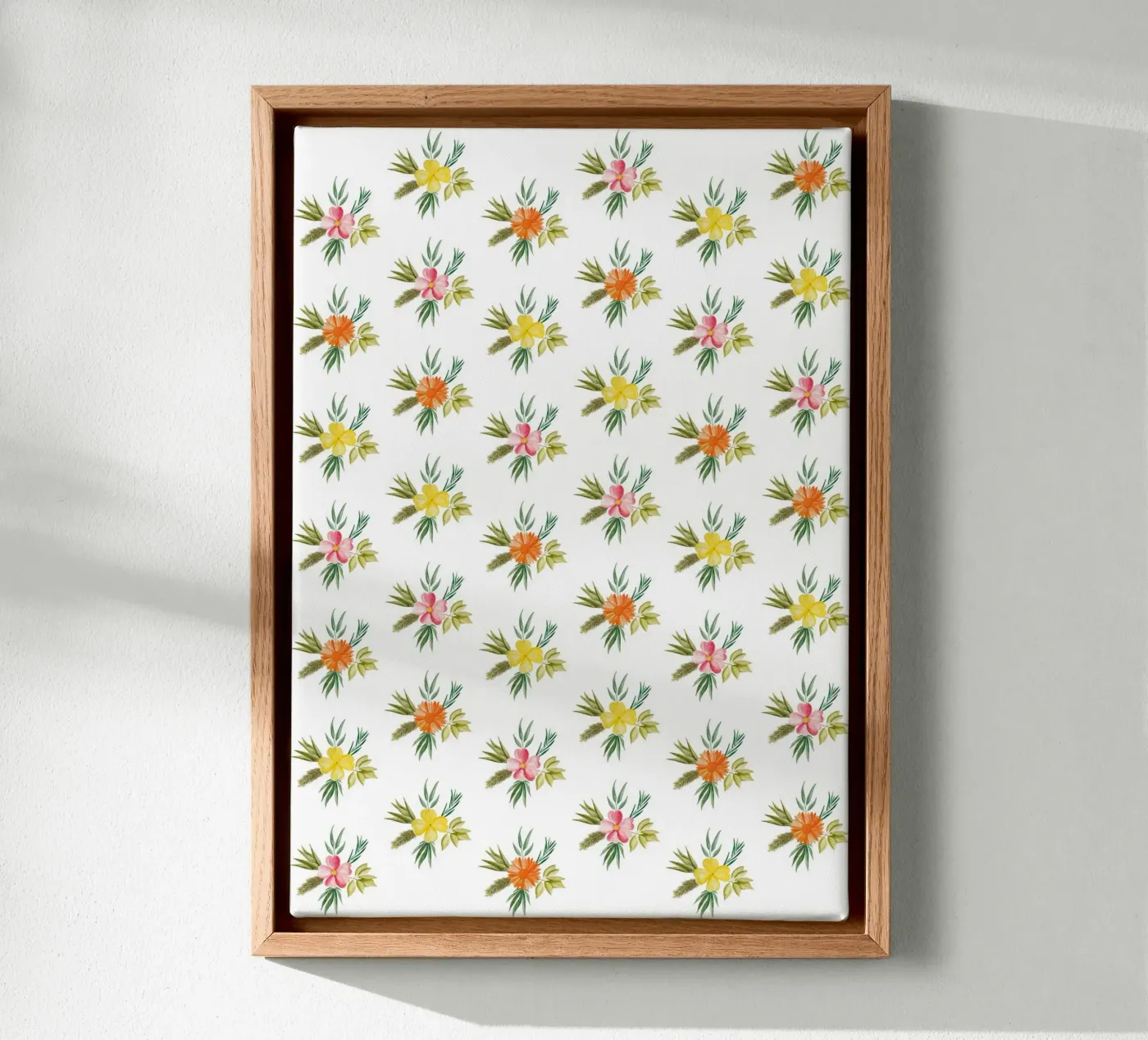 Botanic Pattern #2 canvas van kathrinmay