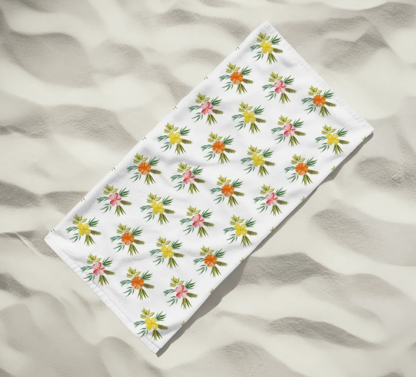 Botanic Pattern #2 strandhanddoek van kathrinmay