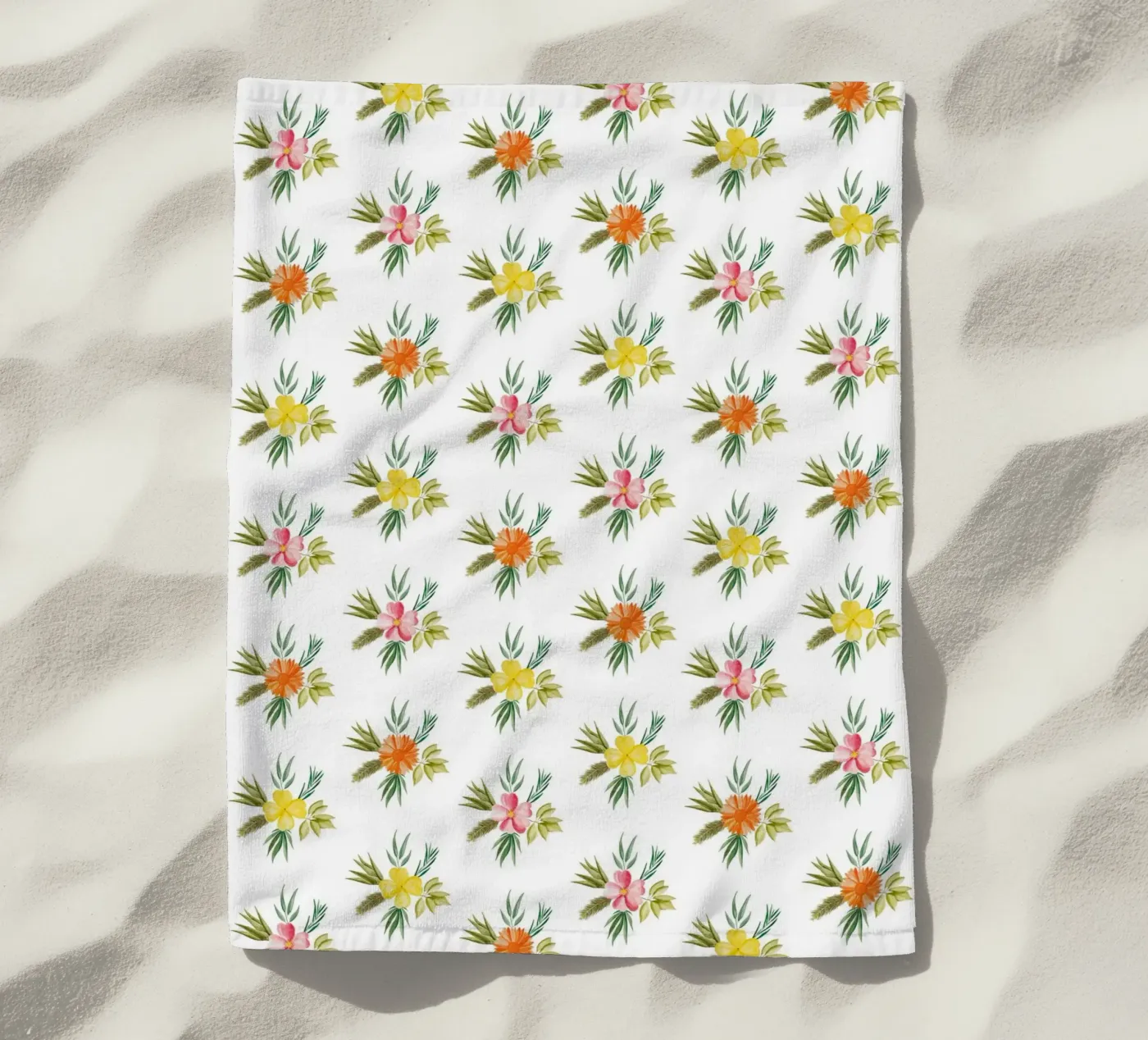 Botanic Pattern #2 strandhanddoek van kathrinmay