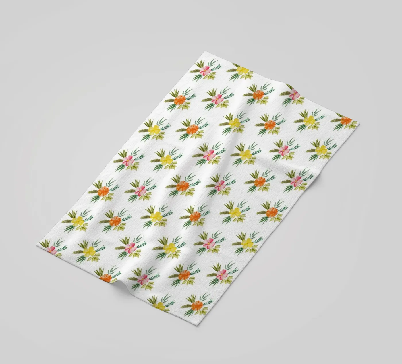 Botanic Pattern #2 strandhanddoek van kathrinmay
