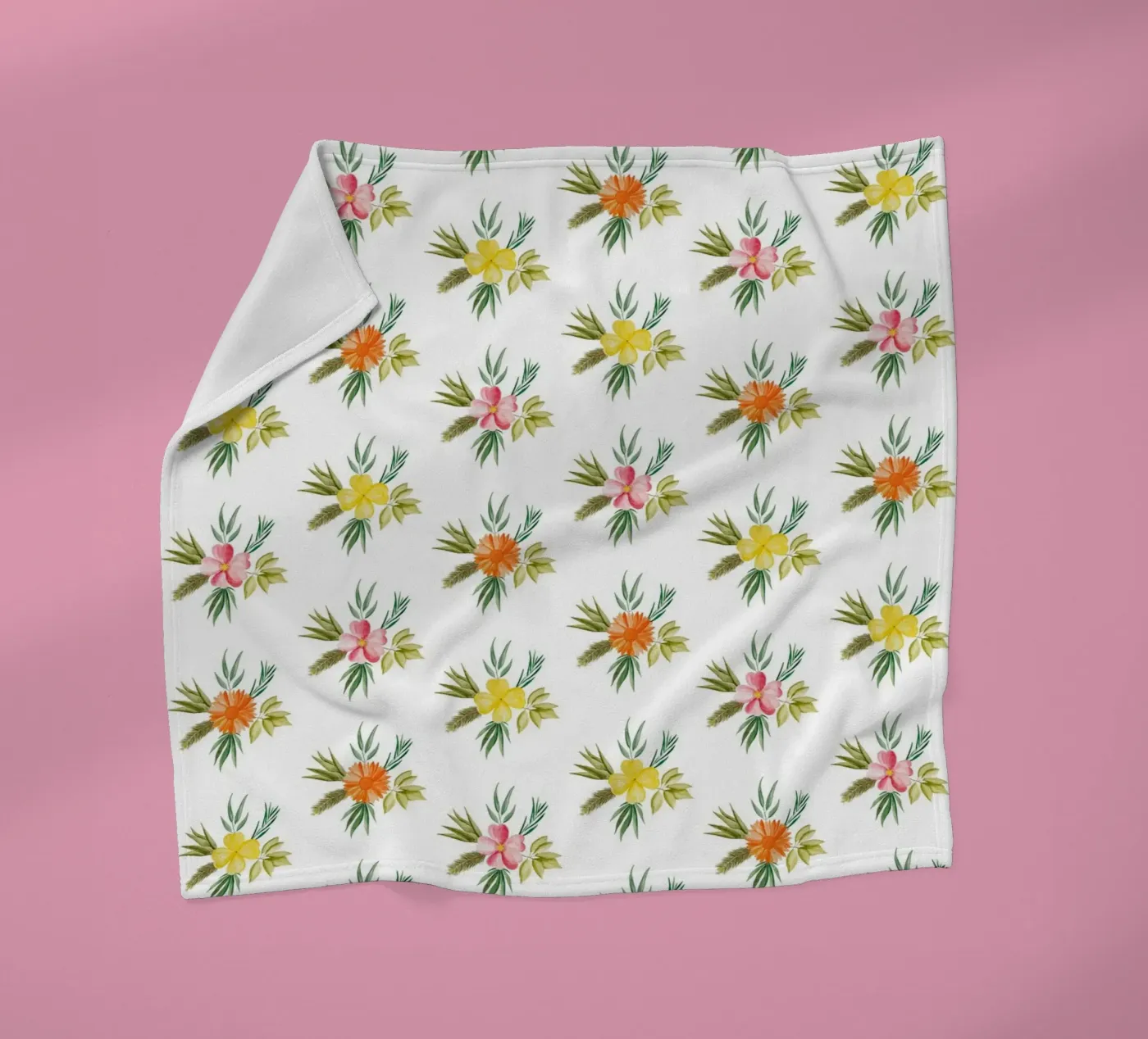 Botanic Pattern #2 Fleecedecke von kathrinmay