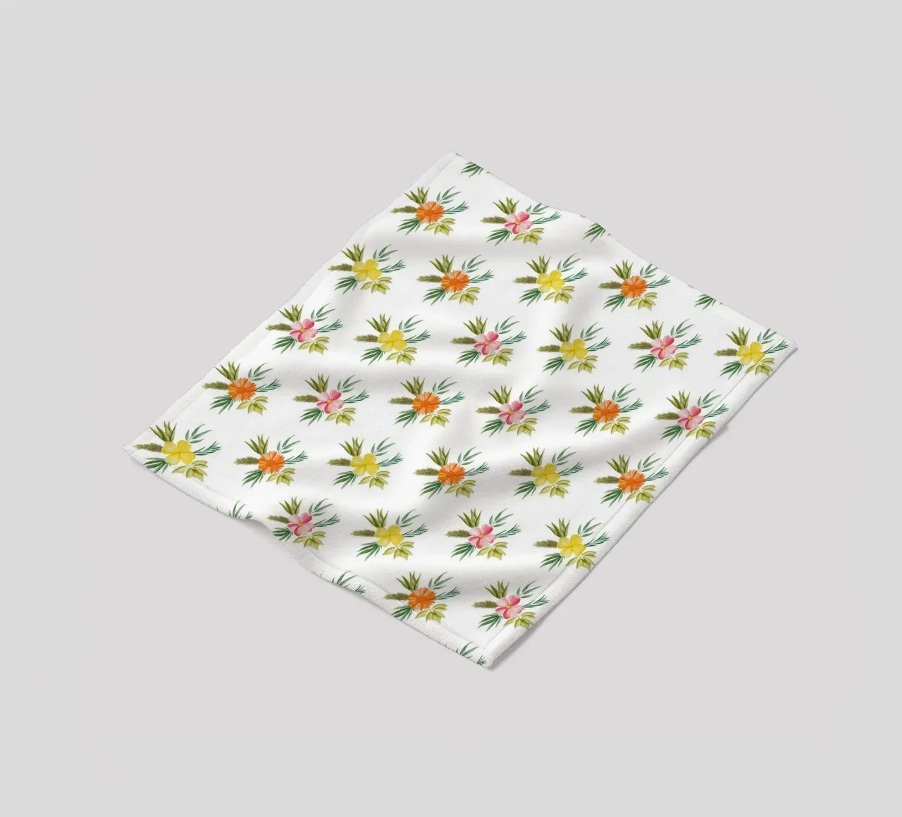 Botanic Pattern #2 Fleecedecke von kathrinmay