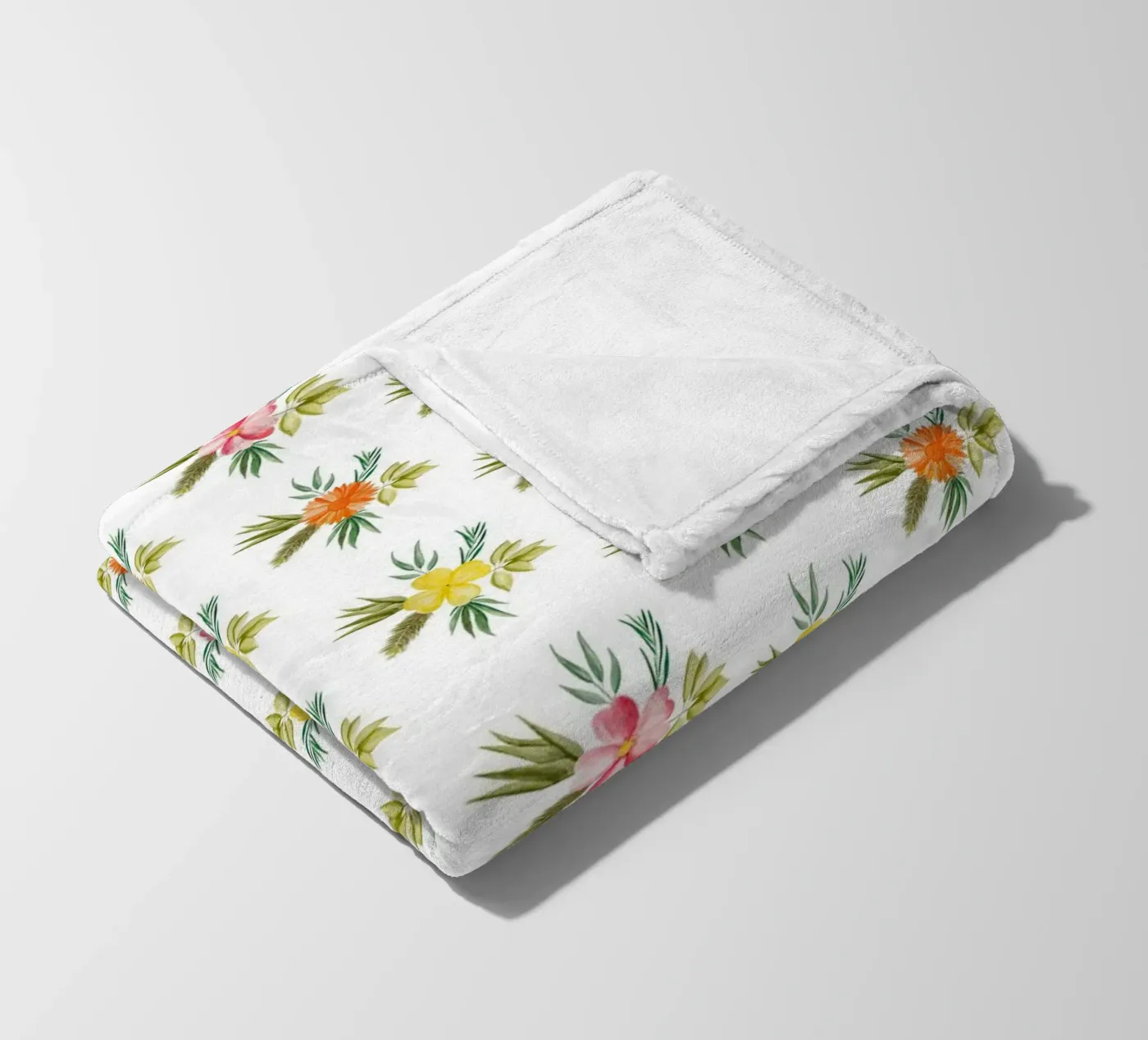 Botanic Pattern #2 Fleecedecke von kathrinmay