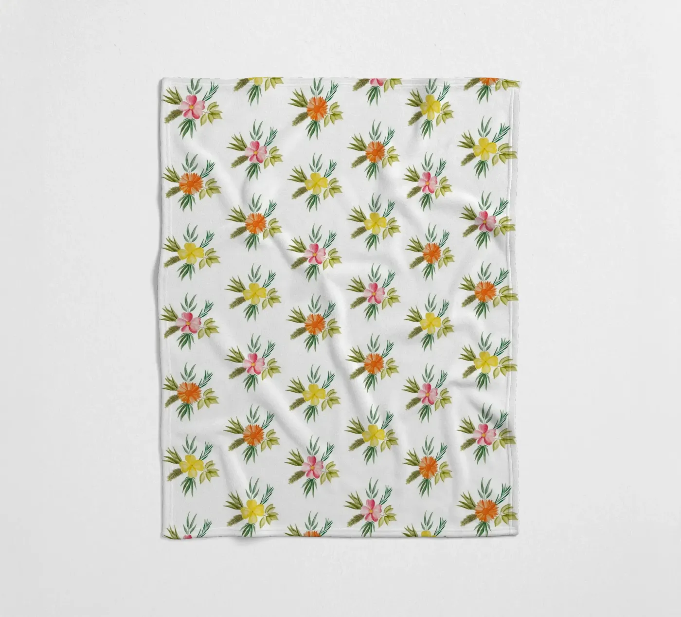 Botanic Pattern #2 Fleecedecke von kathrinmay