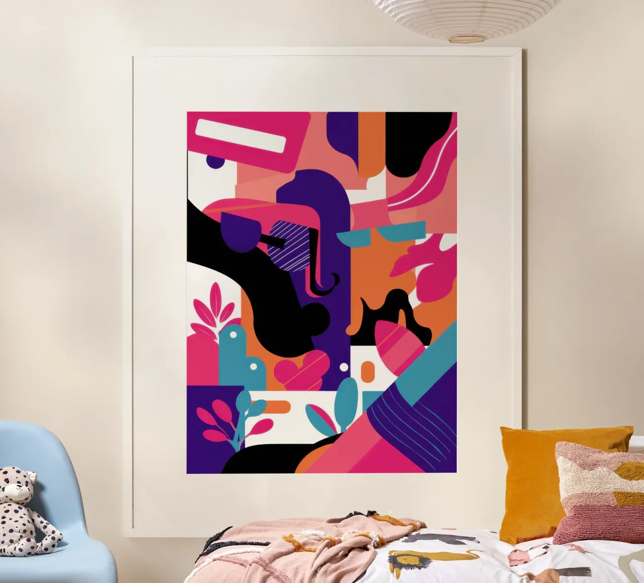 Movimento astratto dinamico poster da Enter Bloom