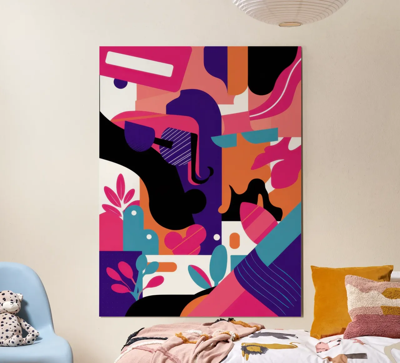 Movimento astratto dinamico poster da Enter Bloom