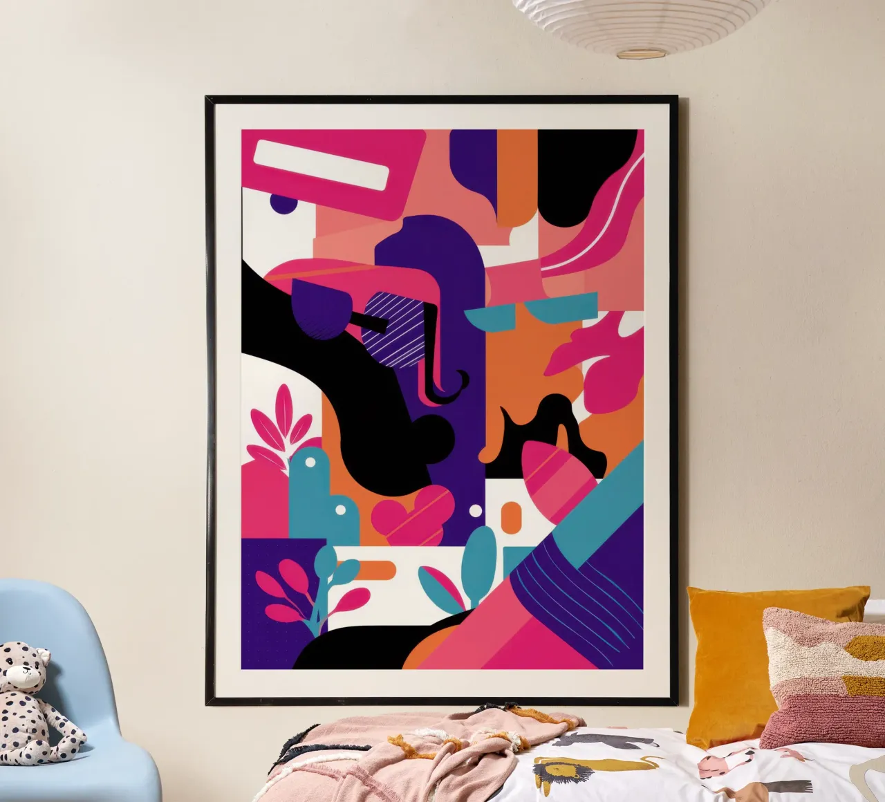 Movimento astratto dinamico poster da Enter Bloom