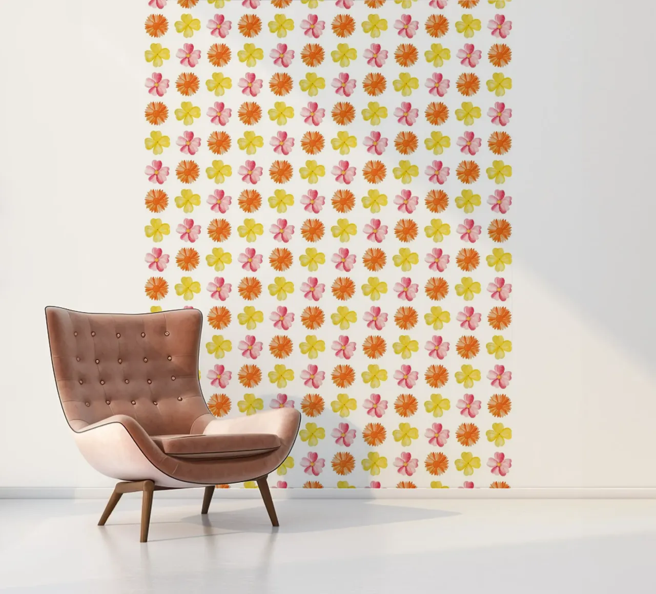 Flower Pattern #1 fotobehang van kathrinmay