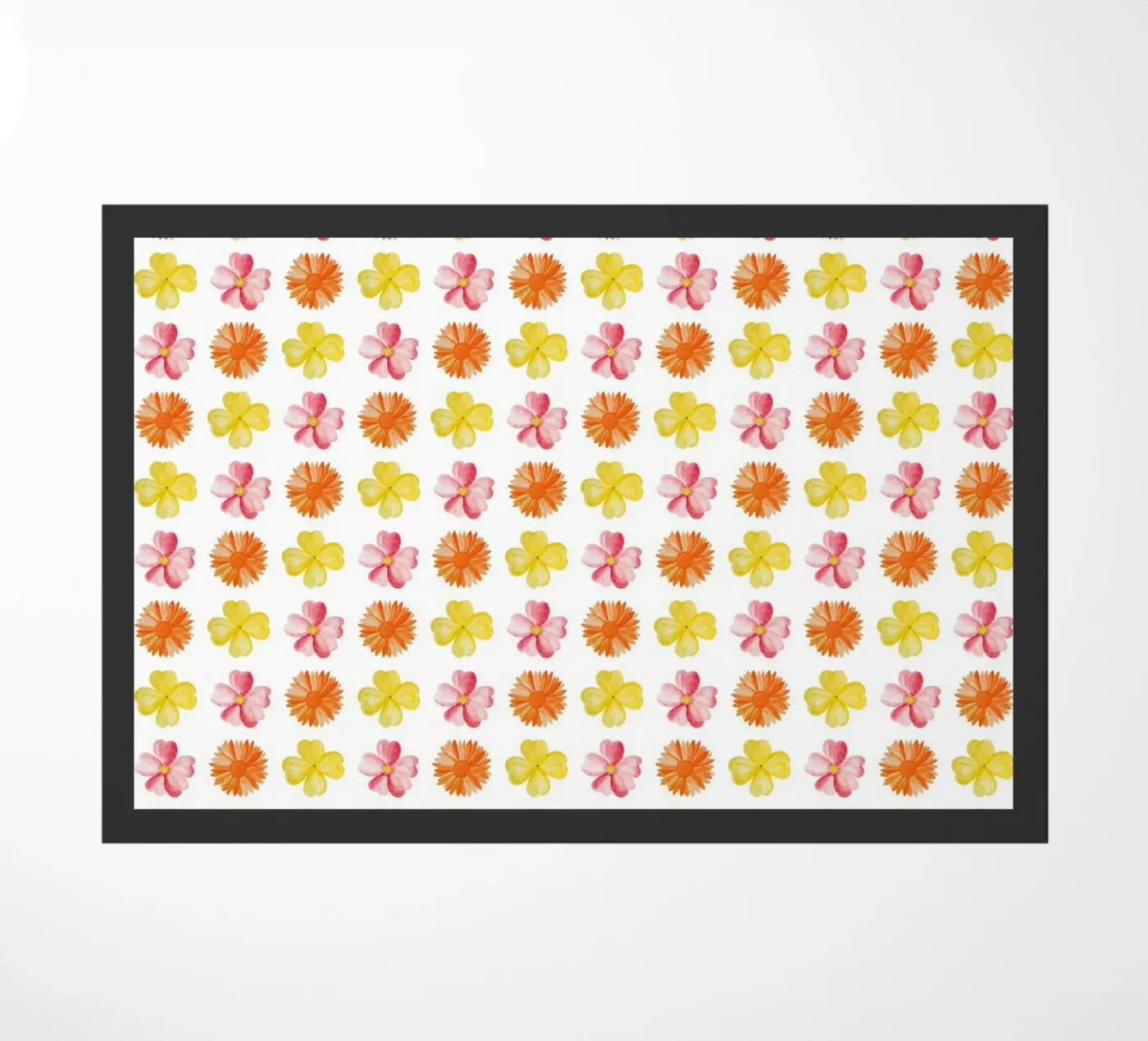 Flower Pattern #1 deurmat van kathrinmay