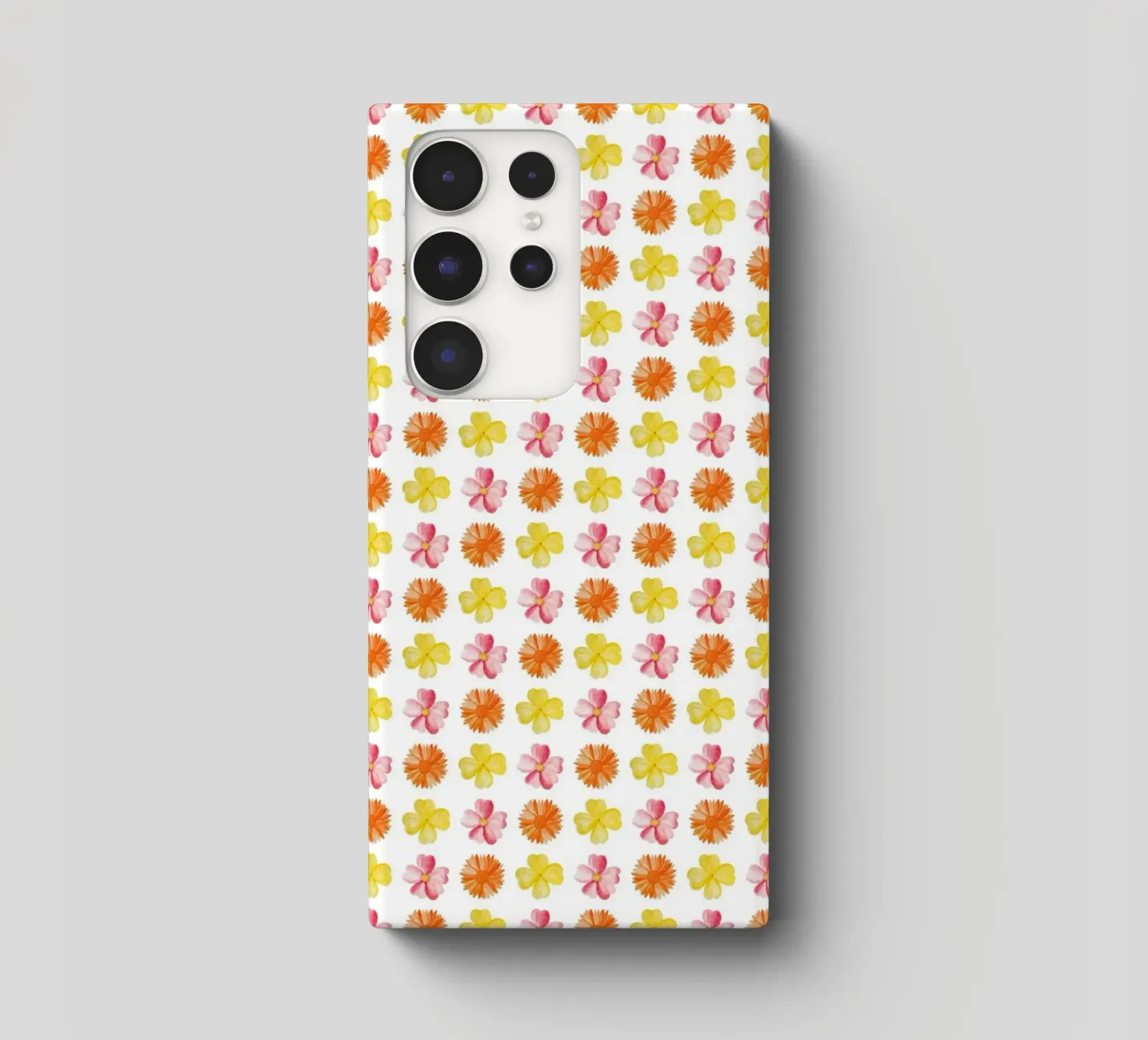 Floral Watercolor Pattern (Slanted Art) cover samsung da kathrinmay