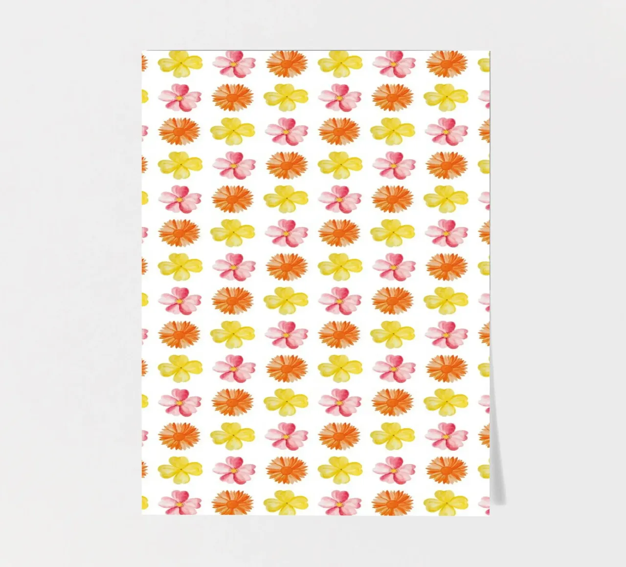 Flower Pattern #1 sticker sheet by kathrinmay