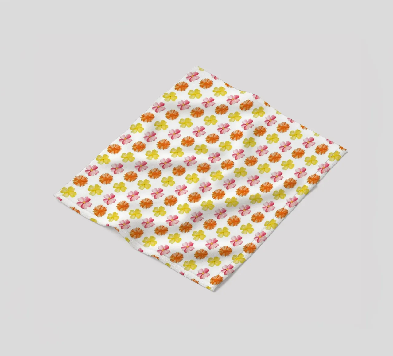 Flower Pattern #1 fleecedeken van kathrinmay