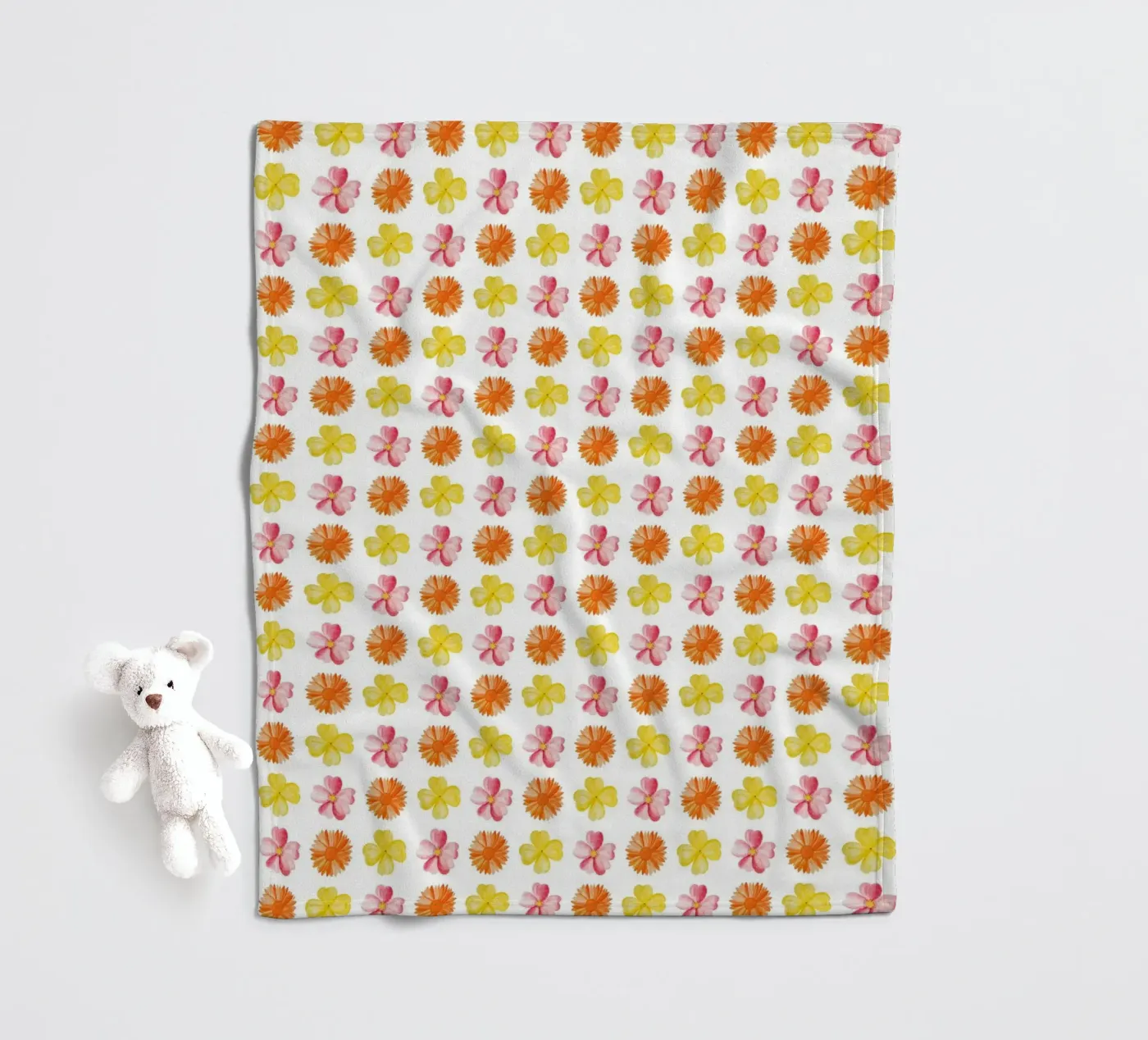 Flower Pattern #1 Fleecedecke von kathrinmay