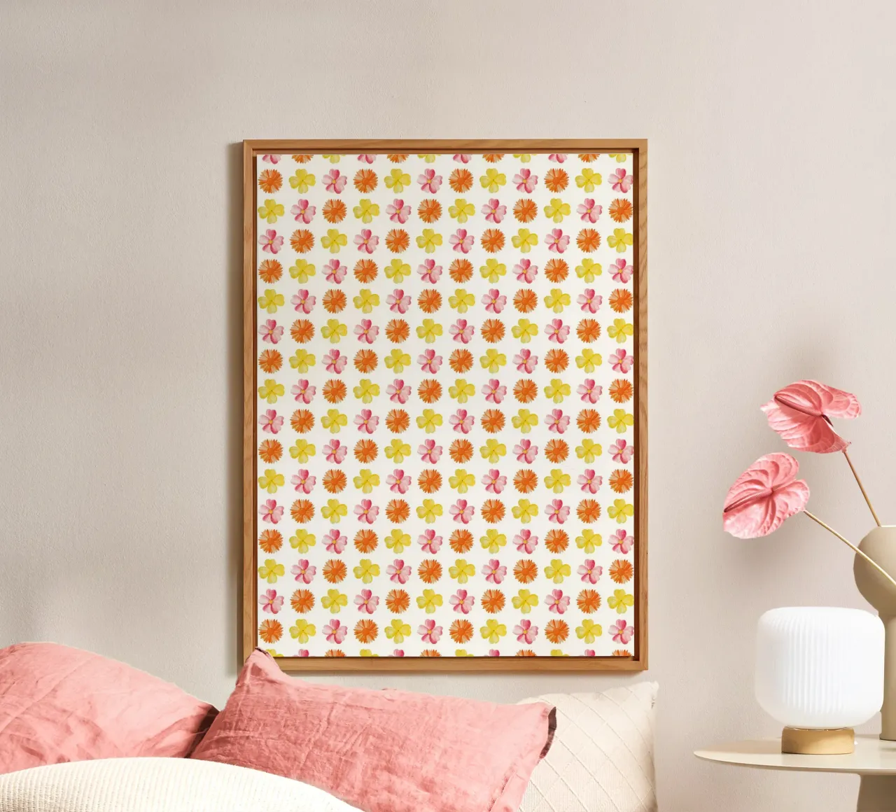 Flower Pattern #1 alluminio dibond da kathrinmay