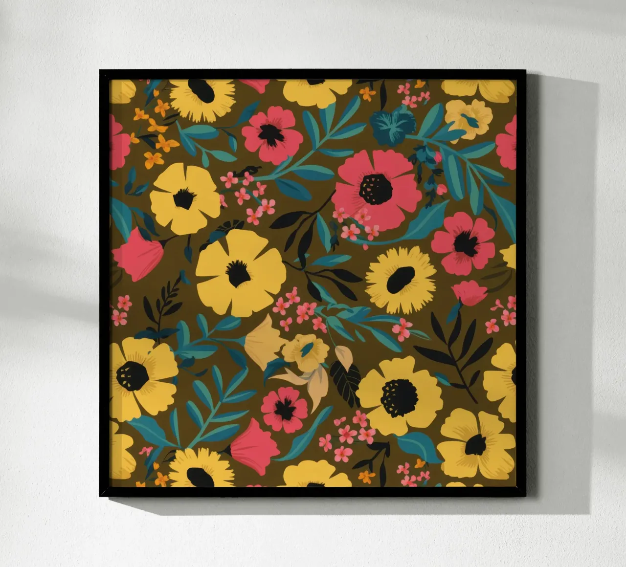 Fioritura del girasole d'autunno poster da Sure Paint